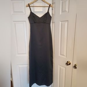 Dessy Creations Long Black Dress - Size 6 EUC